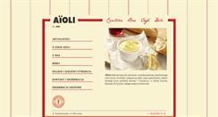 Desktop Screenshot of aioli-cantine.com